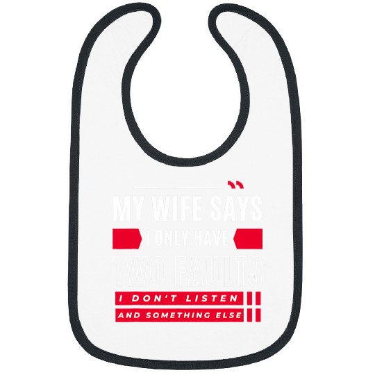 Funny Jokes from husband to Wife Quote Design For Wife Moth Bibs