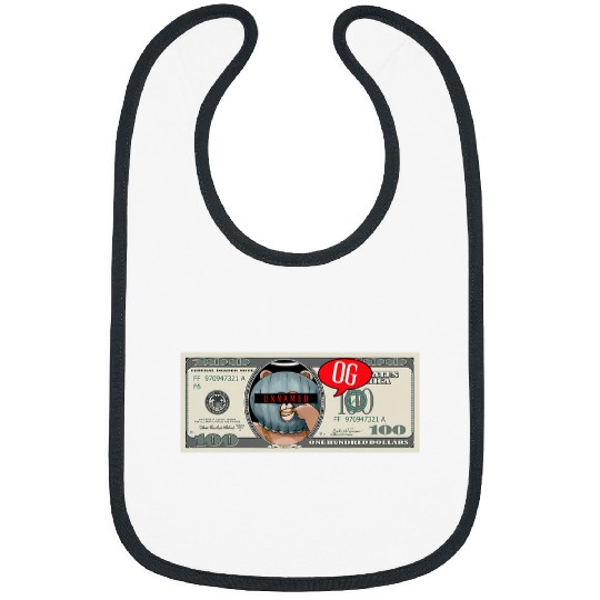 Bear Pet Funny Original Gangster Bear Money Women Men Bibs