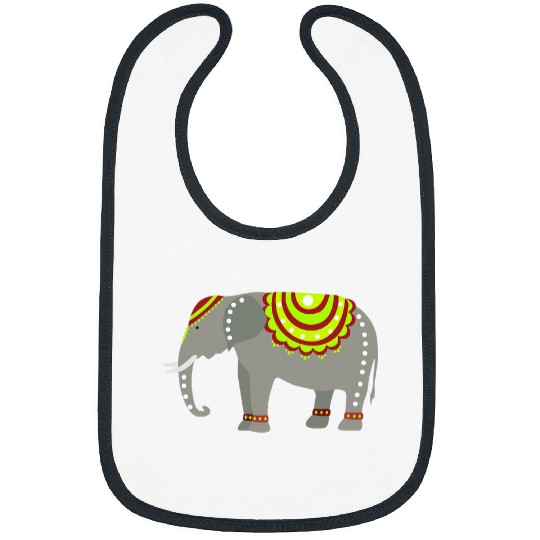 Elephant Pet Indian elephant aesthetic Bibs