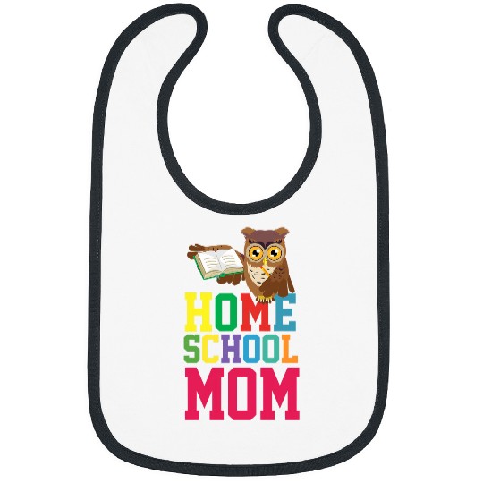 Owl Pet Homeschool Unschooling Mom Owl Homeschooled DA4 Bibs
