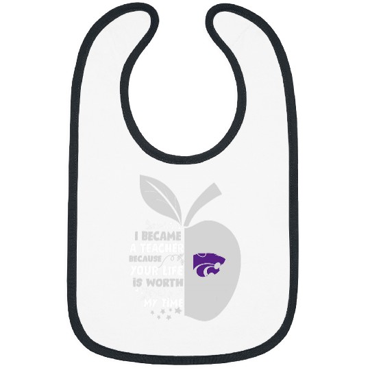 Kansas State Wildcats I Became Teacher Team Bibs