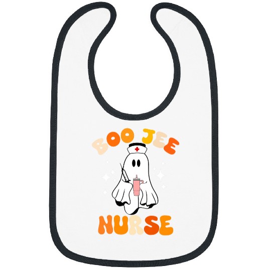 nurses Job Groovy Boo Jee Crew nurses Funny Women Halloween nurses Bibs