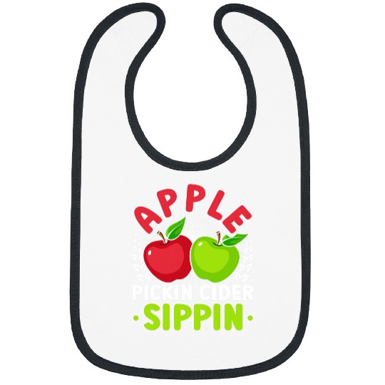 Apple Picking Apple Season In Fall Autumn Apple Cider Bibs