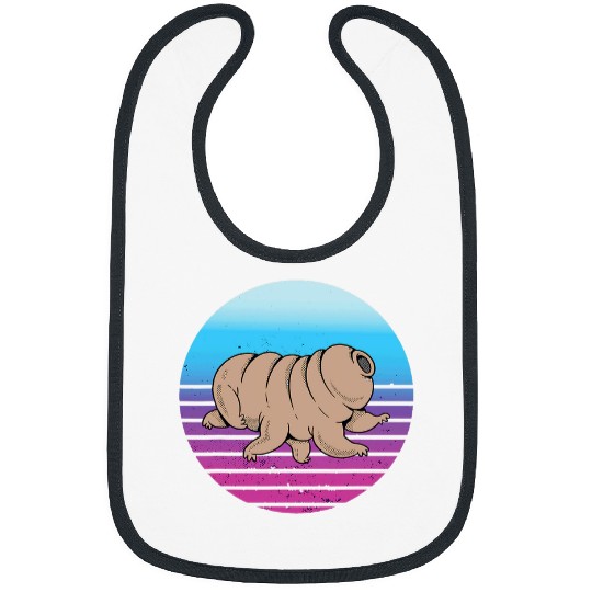 Bear Pet Tardigrade Retro vintages Water Bear Tardigrade Lover Bibs