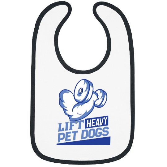 Lift Heavy Pet Dogs Personal Trainer Fitness Bibs