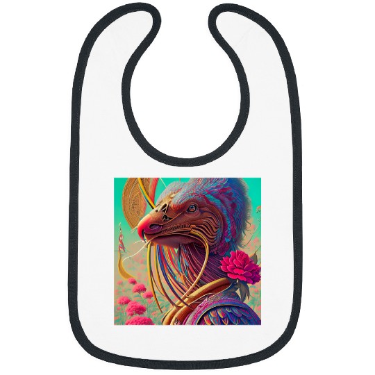 Bird Person in the Sky City Bibs