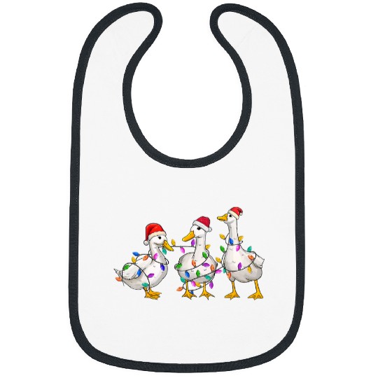 Duck Pet Christmas Christmas Lights Bibs