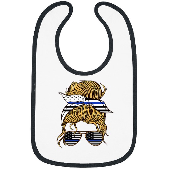 Police Job Girl Cop PoliceWoman Sunglass Law Enforcement Bibs