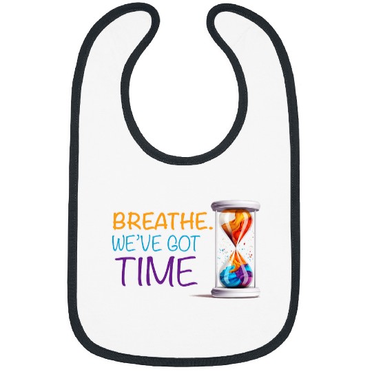 Mental Health Awareness Therapist Hourglass Sand Timer Bibs