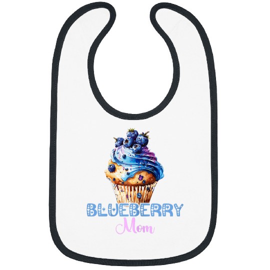 Blueberry Muffin Mom Fruit Berry Mother Blueberries Mama Bibs