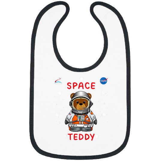 Astronaut Job Kids NASA Artemis Mission Space Teddy Astronaut Bibs