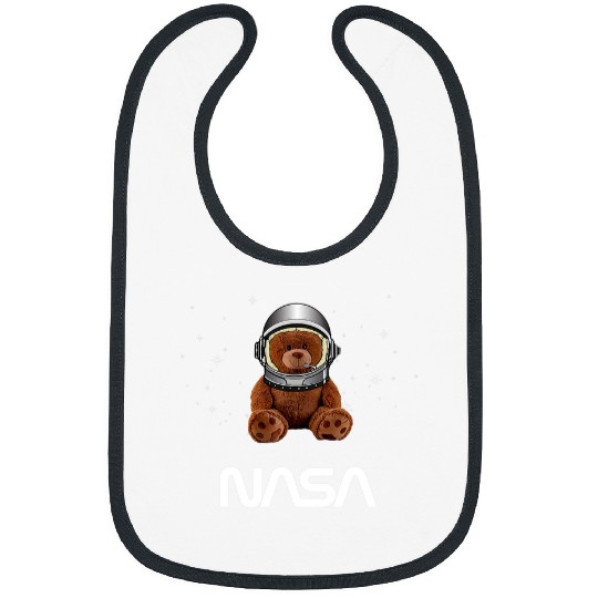 Astronaut Job Kids NASA Astronaut teddy bear cute Worm Bibs