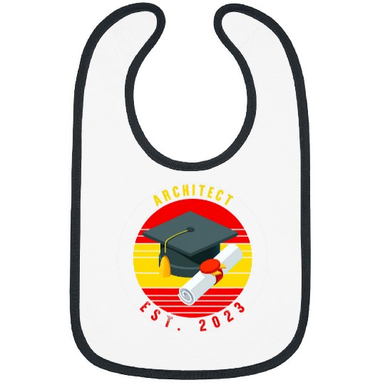 Architect EST Graduation party Class Graduated Sport Pl Bibs