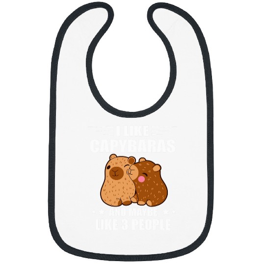 capybaras Pet Maybe Like 3 People capybaras Rodent Animal Bibs