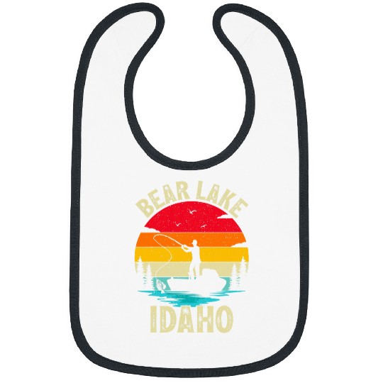 Bear Pet Summer Vacation Fishing vintages Retro Idaho Bear Lake Bibs