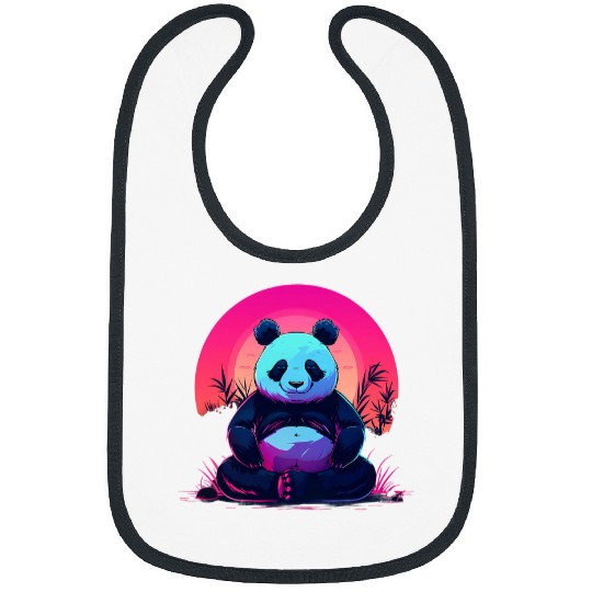 Bear Pet Bear Meditation Hindu Zen Buddha Buddhist Spirituality Yoga Bibs