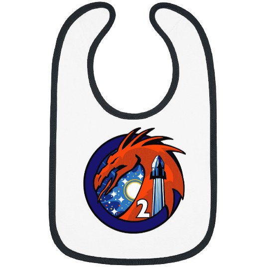 Dragon Pet NASA Dragon Mission One Commercial Crew2 Insignia Bibs