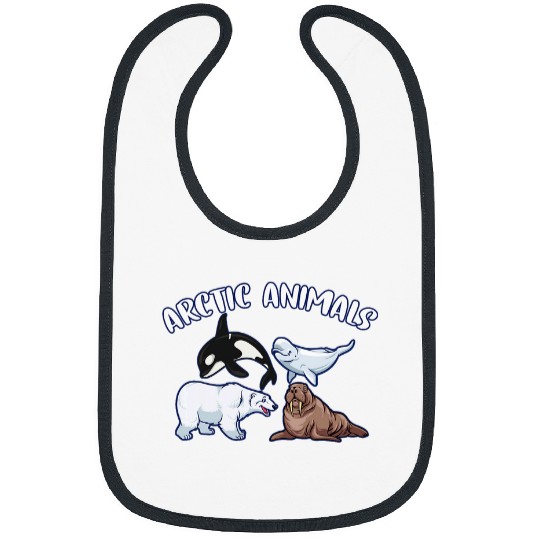 Bear Pet Walrus Polar Bear Dolphin Orcas Save the Arctic Animals Bibs
