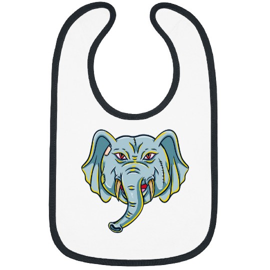 Elephant Pet Face Halloween Elephant Costume Bibs