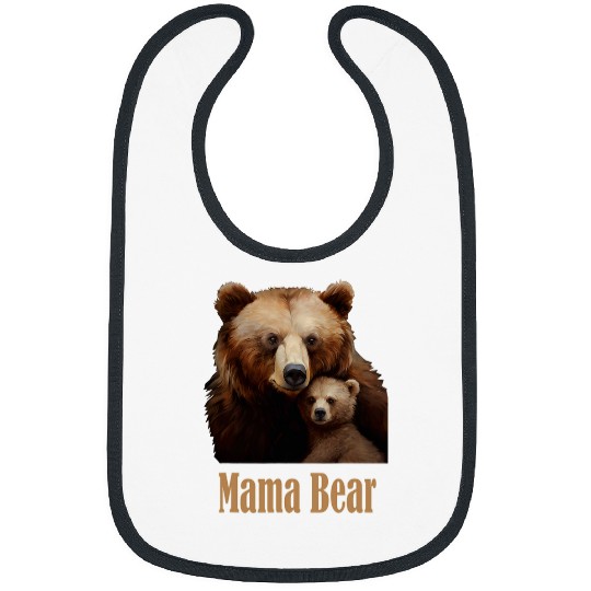 Bear Pet Life Is Really Good Mama Bear vintages Retro Mothers Day Bibs