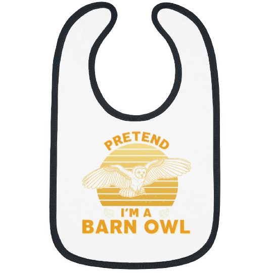 Barn owl flying breeding birding naturalist ornithology Bibs