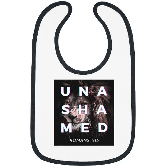 Lion Pet Hail Lion of Judah Unashamed of the Gospel Romans 085 Bibs