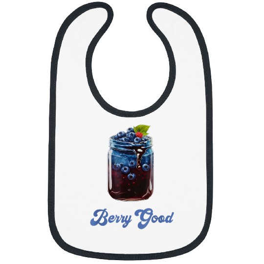 Berry Good Blueberry Jam Healthy Fruit Garden Blueberries Bibs