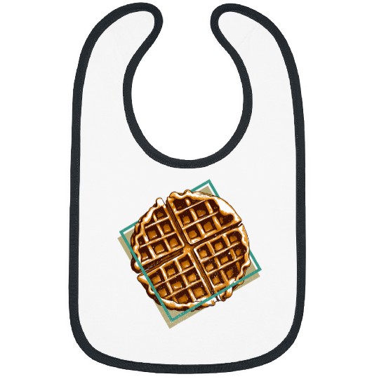 Waffle Puristic Design Delicious Waffle Chef Bibs