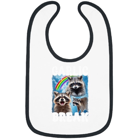 Raccoon Pet Garlic Bread Raccoon Bibs