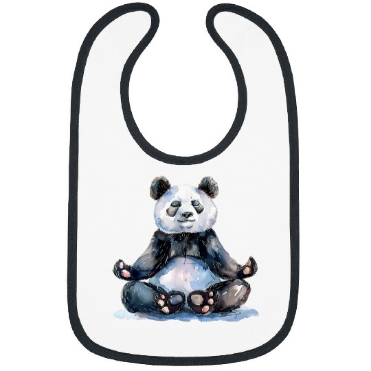 Bear Pet Bear Meditation Yoga Zen Buddha Hindu Buddhist Spiritual Bibs