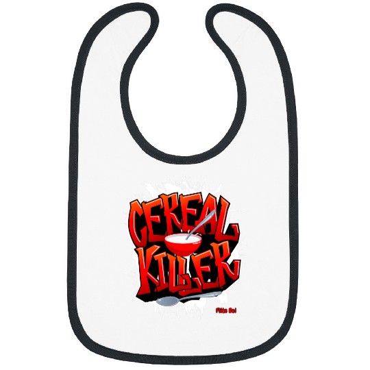 Flite Boi Funny Cereal Destroyer Graffiti Graphic Bibs