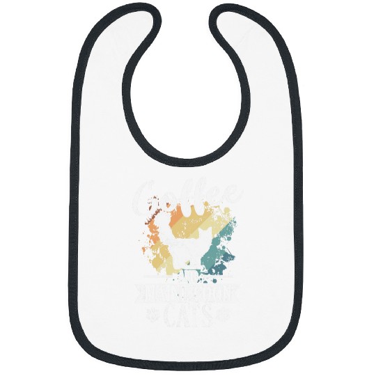 Coffee Fun and Maine Coon Cats Pet Male Cat Bibs