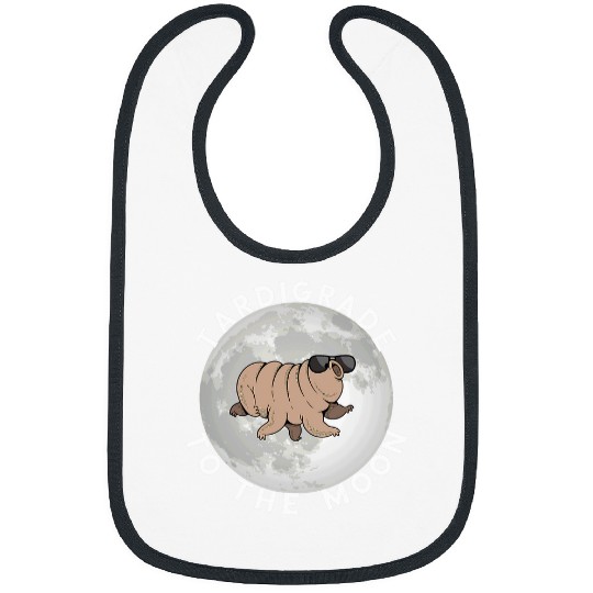 Bear Pet Tardigrade To The Moon Microbiology Science Water Bear Bibs