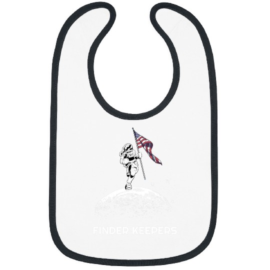 Astronaut Job Finders and Keepers clothing Astronaut Moon landing Bibs