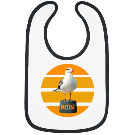 Baltic Sea North Sea Seagull Sea Sailing Water Beach Holiday 1 Bibs