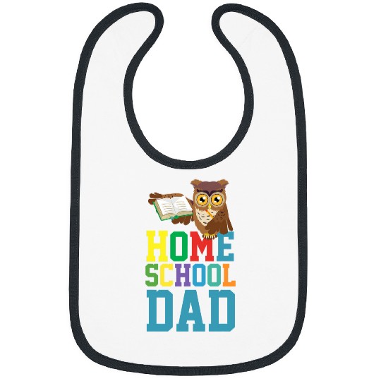 Owl Pet Homeschool Unschooling Dad owl Homeschooled Bibs