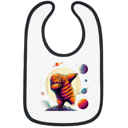 Bear Pet Tardigrade Water Bear Dabbings In Space Microbiology Science Bibs