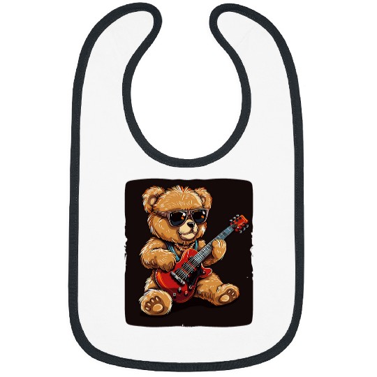 Bear Pet Sunglasses Teddy Bear for Musicians and Guitarists Bibs
