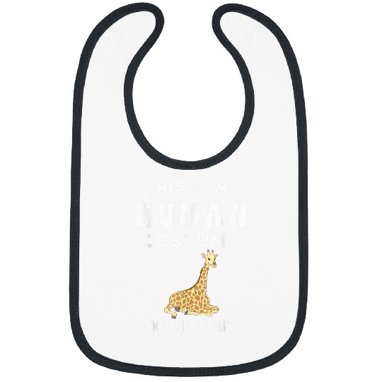 Giraffe Pet This is my Human Costume I m Really A Giraffe Safari 2 Bibs