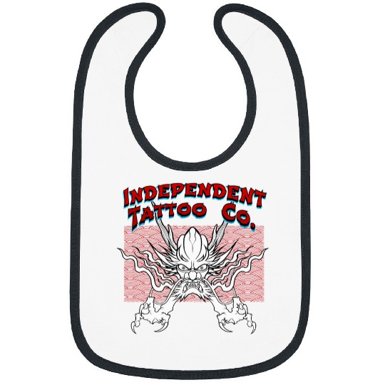 Dragon Pet Independent Tattoo Company Dragon Logo Bibs
