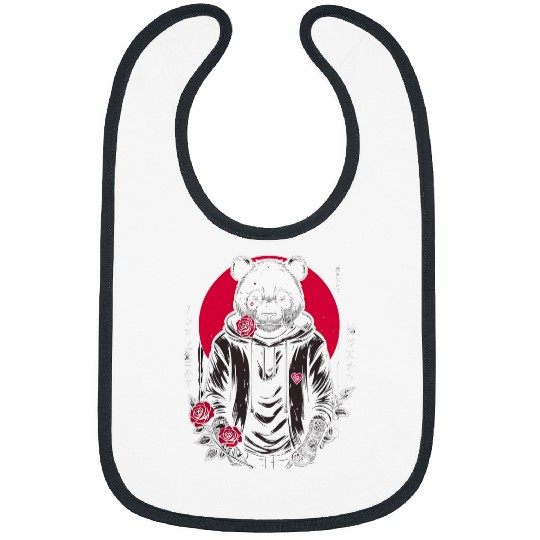 Panda Pet Roses Gothic Japan Underground Japanese Streetwear 8 Bibs