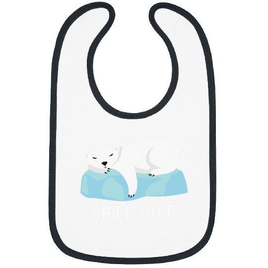 Bear Pet Funny Polar Bear North Pole Polar Bear Love Climate Change 12 Bibs
