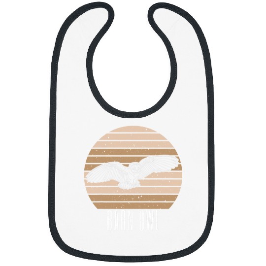 Barn owl flying breeding birding naturalist ornithology Bibs