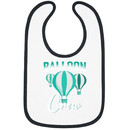 Balloon Crew Funny Pilot Hot Air Balloon Trip 2024 Europe Bibs