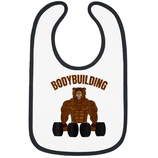 Bear Pet Bear Muscle Bodybulding Bodybuilder Gym Personal Trainer Bibs