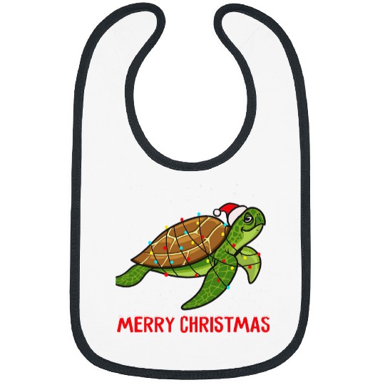 Turtle Pet Christmas Tree Lights xmass Holidays Bibs