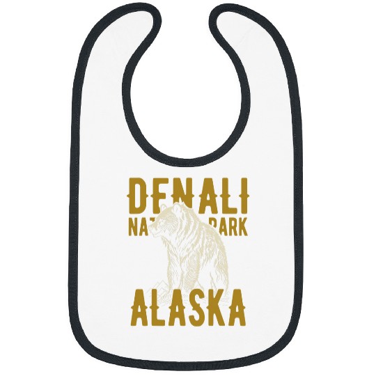 Bear Pet Denali National Park Alaska USA Bear Design Bibs