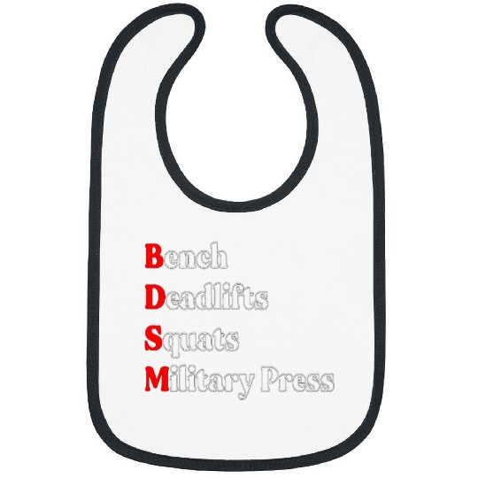 Bench Deadlift Squat Military Press Bodybuilding Gym Fitness Bibs