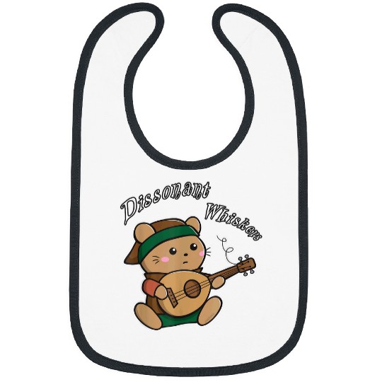 Bear Pet Dissonant Whiskers Bard Video Gamer Teddy Bear Cat Bibs