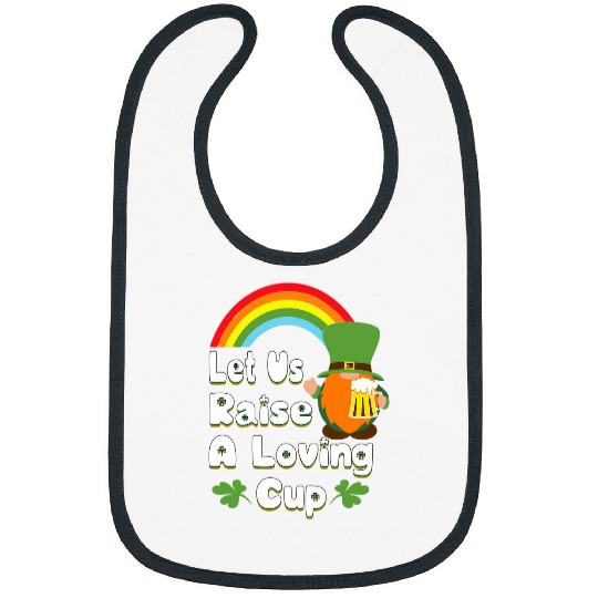 Beer Fun Leprechauns Garden Gnome Drinking Beer St Patrick s Day Bibs